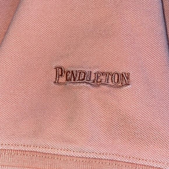 Pendleton short sleeve shirt size medium light peach - Picture 3 of 7